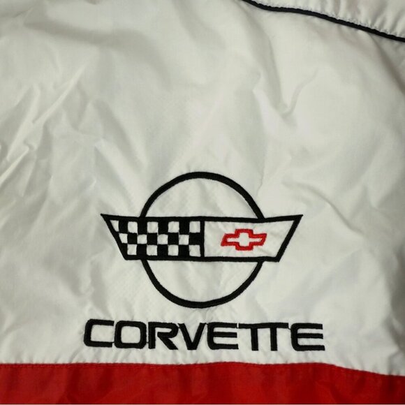 Vintage American Team Sports Men's Sz Large Racing Windbreaker Jacket 100% Nylon - Picture 6 of 13